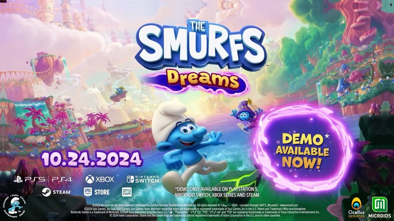 The Smurfs Dreams Official Demo Trailer