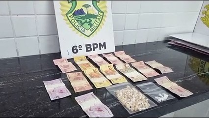 Cinco são encaminhados com cocaína, crack e dinheiro para a delegacia