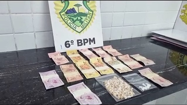 Cinco são encaminhados com cocaína, crack e dinheiro para a delegacia
