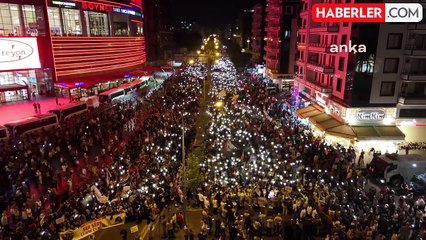 Diyarbakır'da 'Aksa Tufanı' Yürüyüşü Düzenlendi