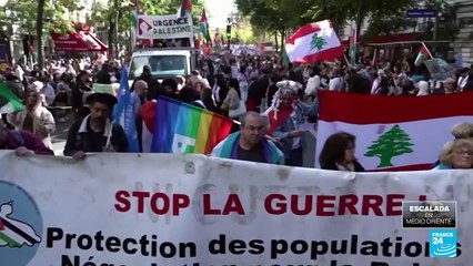 Marchas propalestinas en el mundo rechazan la guerra en Gaza y la escalada israelí en Líbano