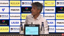 Imanol, rueda de prensa tras el Real Sociedad vs Atlético