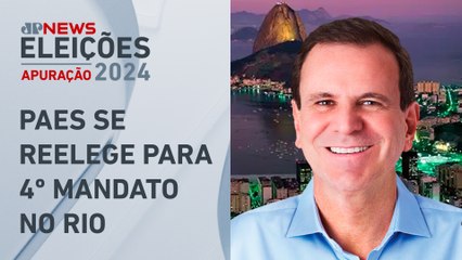Eduardo Paes se reelege prefeito do RJ no primeiro turno, com 60,13%