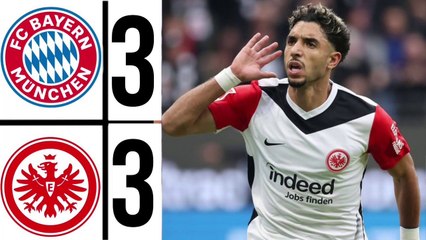 Frankfurt vs Bayern Munich (3-3) Highlights |✓ bundesliga 2024 | omar marmoush 2 Goal & assist