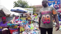 A VIBRANT AFRICAN MARKET in Accra Ghana.