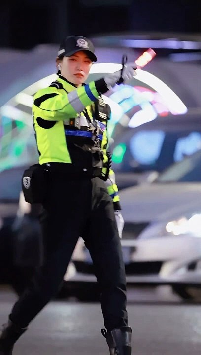 Beautiful Police Officer
