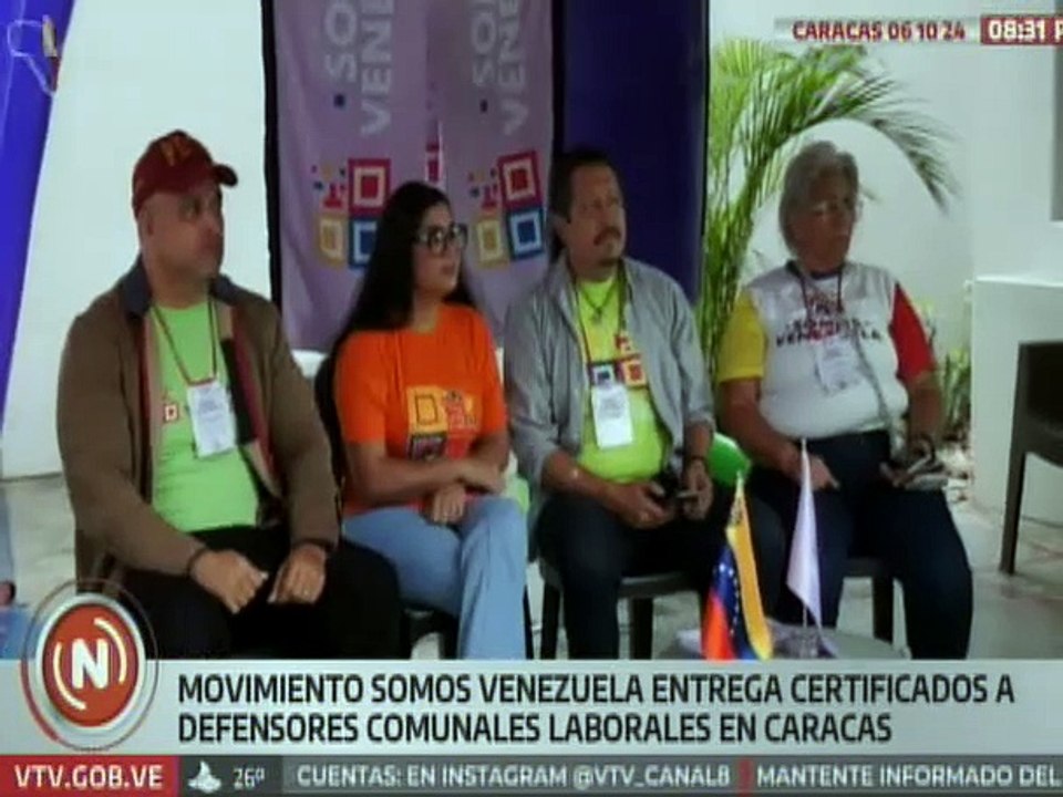 Caracas | Más de 70 trabajadores recibieron certificados como defensores laborales