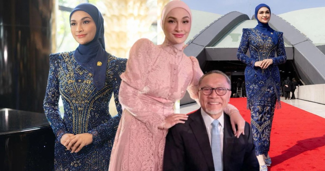 Anggun Berkebaya Biru, Penampilan Anak Menteri Perdagangan Republik Indonesia Ini Tuai Pujian