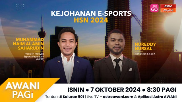 AWANI Pagi: Kejohanan e-Sports HSN