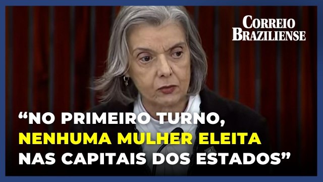Cármen Lúcia lamenta baixo número de mulheres eleitas no primeiro turno das eleições 2024