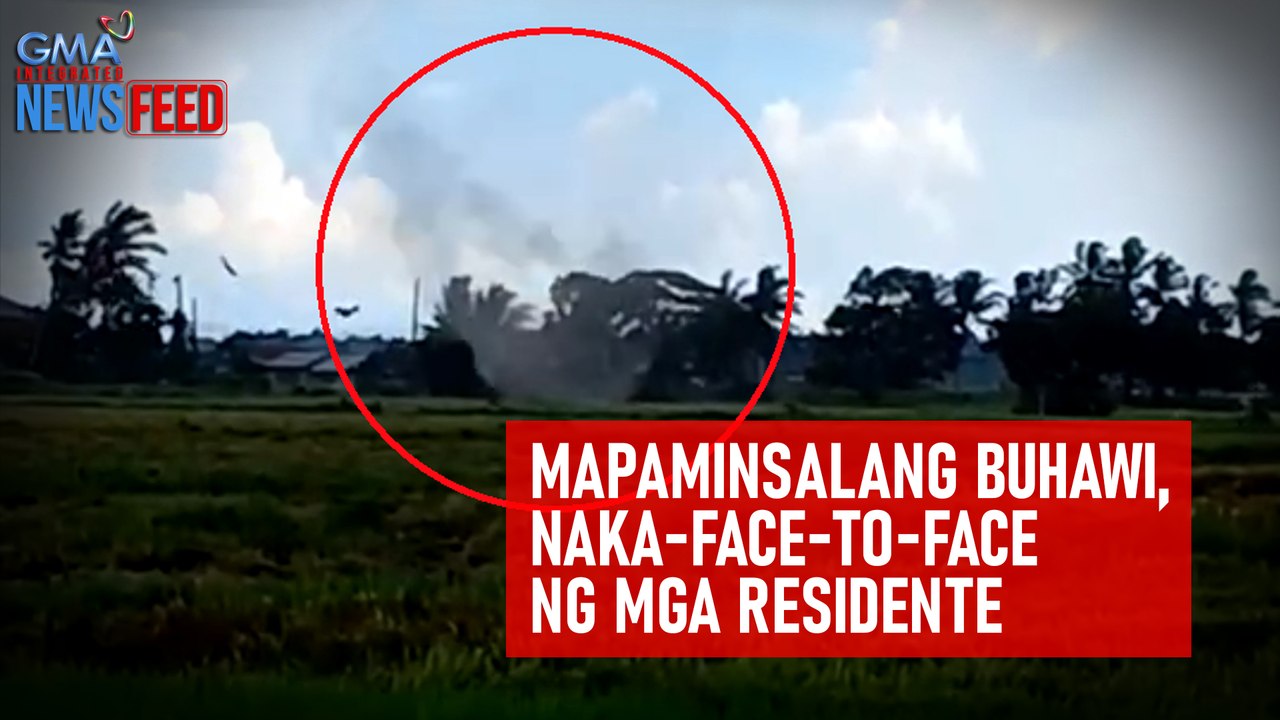 Mapaminsalang buhawi, naka-face-to-face ng mga residente | GMA Integrated Newsfeed