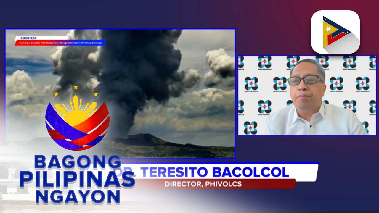 Panayam kay Director Dr. Teresito Bacolcol ng Phivolcs tungkol sa aktibidad ng Bulkang Taal at Bulkang Kanlaon