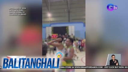 2 basketball team na sangkot sa rambol, 3 taong banned at pinagmulta ng tig-P15,000 | Balitanghali