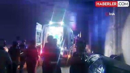 Tünelde can pazarı: Aynı aileden 4 kişi araç içinde sıkıştı