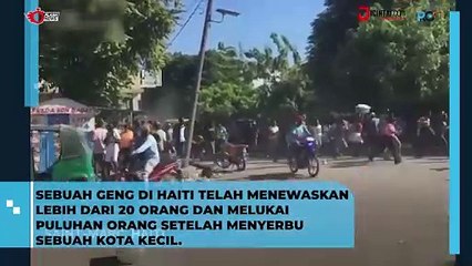 Serangan Brutal Geng di Haiti 20 Orang Tewas, Puluhan Terluka