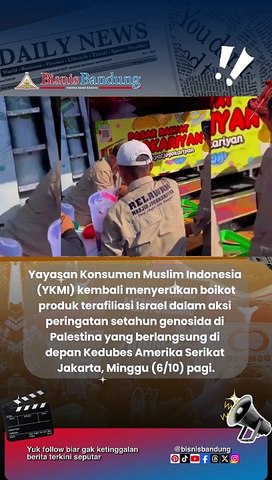 Setahun Genosida, YKMI serukan Jangan Lupakan Palestina dengan Terus Boikot Produk Terafiliasi