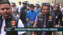 Polisi Gelar Rekonstruksi Pembunuhan Remaja Penjual Gorengan di Padang Pariaman