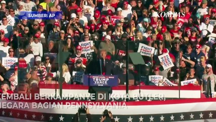 Donald Trump Kembali Kampanye di Tempatnya Hampir Tewas Tertembak, Begini Katanya