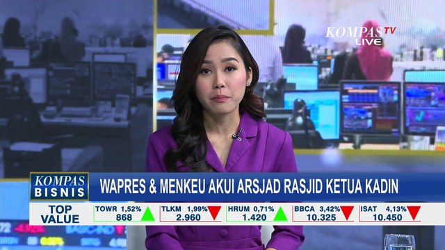 Isu Dualisme di Kadin, Wapres dan Menkeu Sebut Arsjad Rasjid Masih Jadi Ketua Kadin