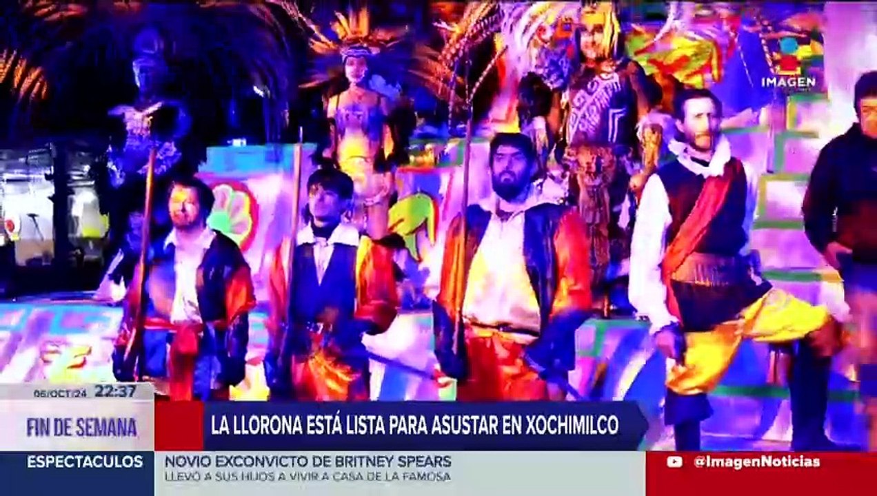 ¡"La Llorona" llega a los canales de Xochimilco, CDMX!