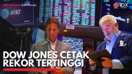 Dow Jones Cetak Rekor Tertinggi