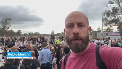 El enviado especial de la SER, Pablo Morán, desde el recinto atacado por Hamás hace un año