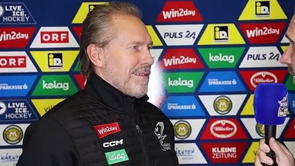 Tray Tuomie (VSV) nach dem Sieg gegen Innsbruck