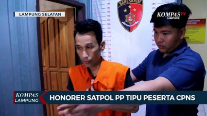 Télécharger la video: Honorer Satpol PP Tipu Peserta CPNS Hingga Ratusan Juta Rupiah