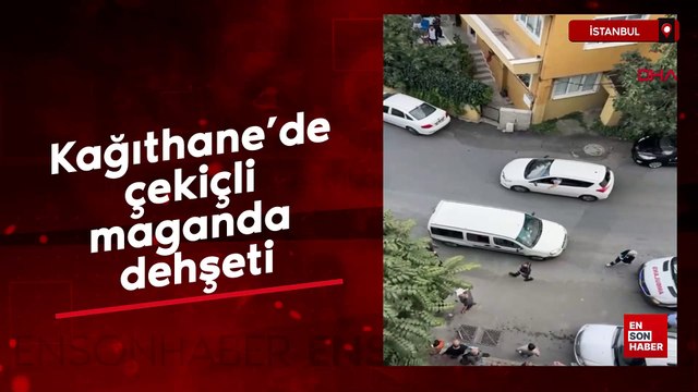 Kağıthane’de trafikte çekiçli maganda dehşeti: Camları kırıp darbettiler