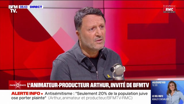 Antisémitisme: l'animateur Arthur accuse Jean-Luc Mélenchon et les députés LFI de mettre de l'huile sur le feu