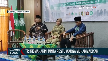 Tri Rismaharini Minta Doa Restu Warga Muhammadiyah Kabupaten Kediri untuk Pilgub Jatim 2024