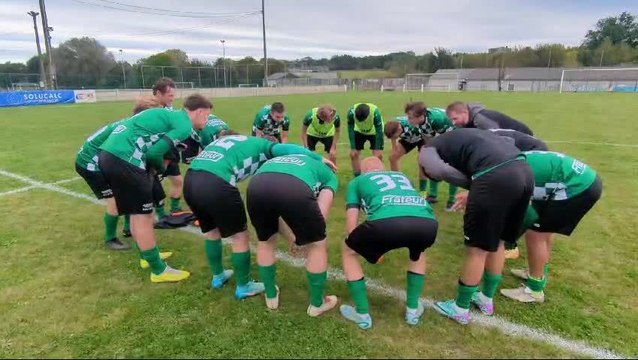 La joie des Unionistes de Bossière-Gembloux après leur succès sur Gedinne.