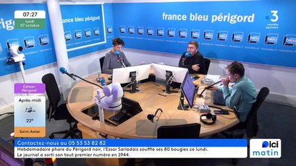 07/10/2024 - ICI Matin France Bleu Périgord en vidéo