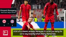 Kompany's injury concerns for Bayern striker Kane