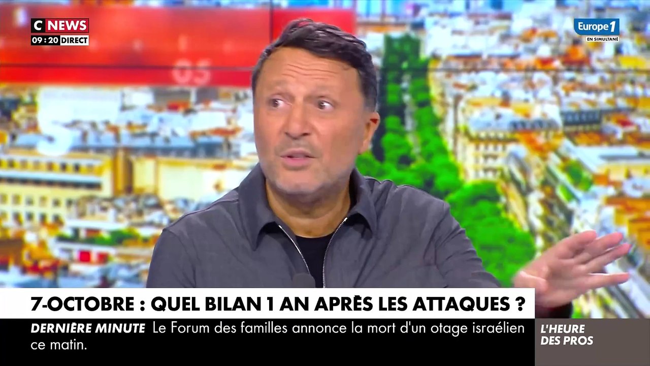 L’animateur-producteur Arthur ce matin sur CNews: "Après le 7 octobre, j’ai perdu des amis et mon téléphone a arrêté de sonner. Je suis protégé 24h sur 24h" - Regardez