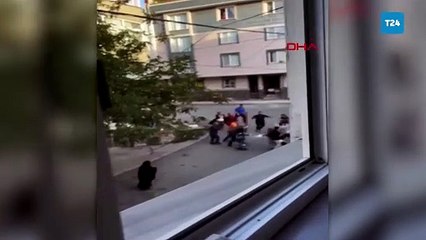 Ceviz kavgasında ortalık savaş alanına döndü; iş makinesiyle kavgaya girdi