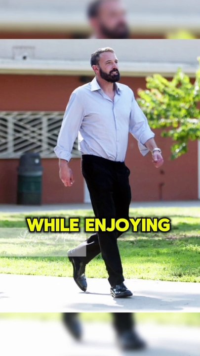 Ben Affleck enjoying a sunny day in Santa Monica.