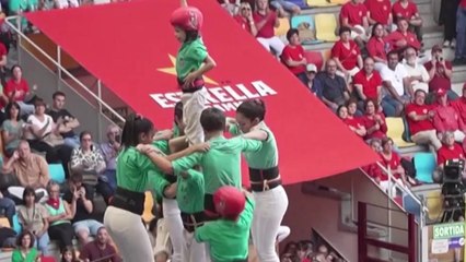 "우리가 제일 높아요"...세계무형유산' 인간 탑쌓기 대회 [앵커리포트] / YTN