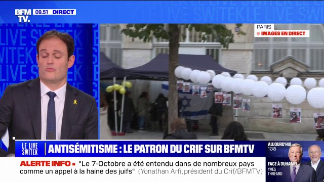 Les images du 7-octobre ont été considérées, entendues comme un appel à la haine des juifs , estime Yonathan Arfi (président du Crif)