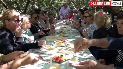 Yerli Turistler Van'da Bal Hasadı Etkinliği Düzenledi