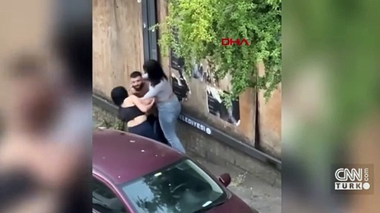 Şişli'de gece kulübü çıkışı kavga kamerada