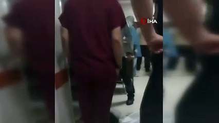 Acil serviste ortalığı birbirine kattı