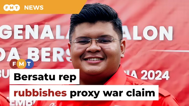 Bersatu rep rubbishes claim party polls a proxy war between Hamzah, Azmin