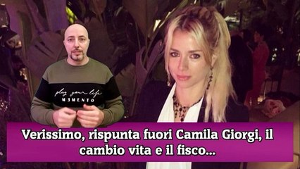 Verissimo, rispunta fuori Camila Giorgi, il cambio vita e il fisco...