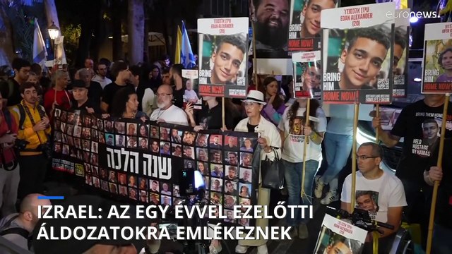 Izrael virrasztásokkal és gyűlésekkel emlékezik meg az egy évvel ezelőtti Hamász-támadásról