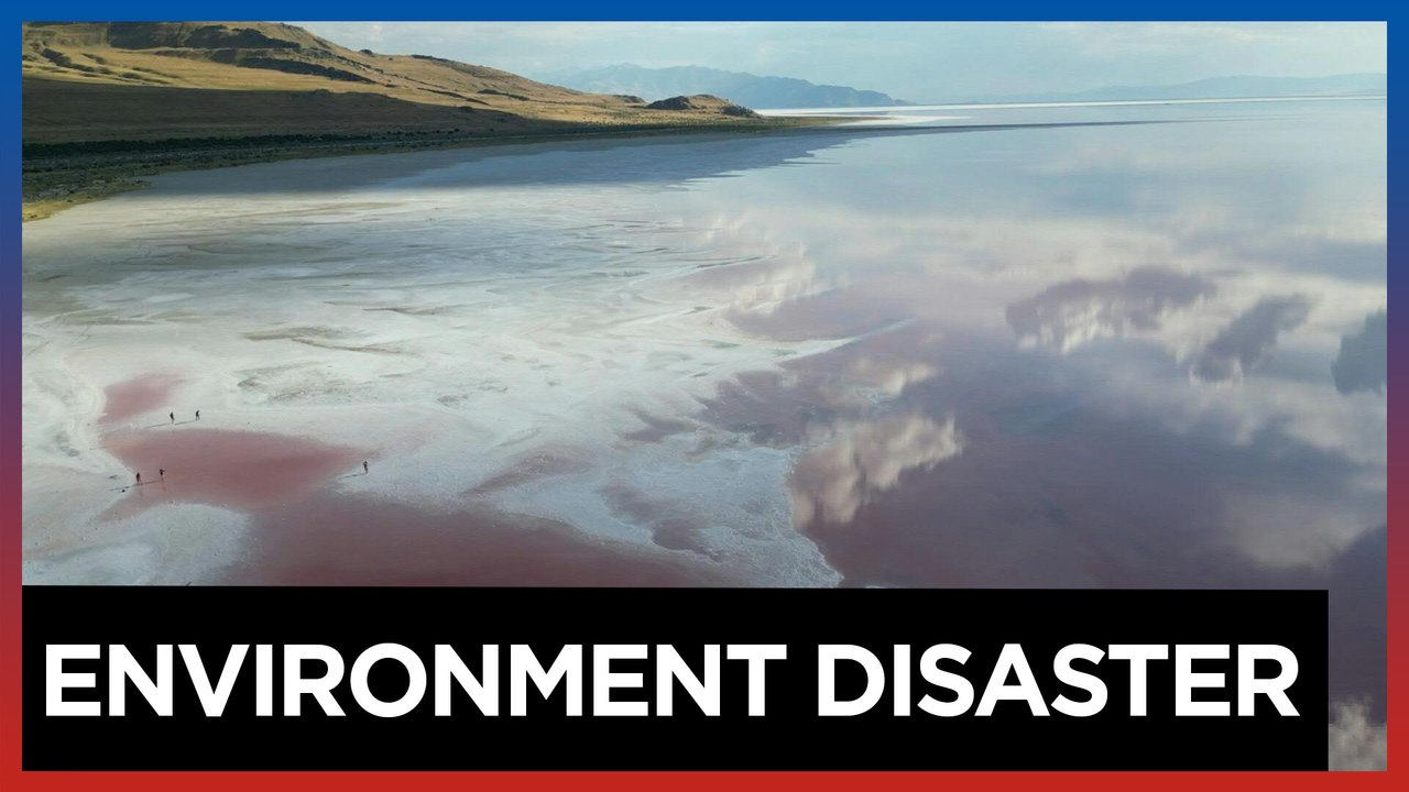 Great Salt Lake dries up, Utah faces an environmental challenge