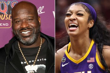 Angel Reese pierde1$00.000 dólares en una apuesta de tiros libres contra Shaquille O'Neal
