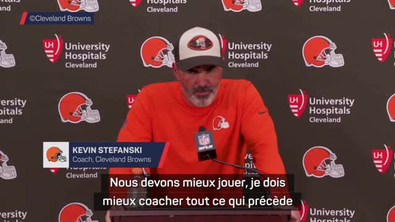 Browns - Stefanski : “Nous devons mieux jouer, je dois mieux coacher”