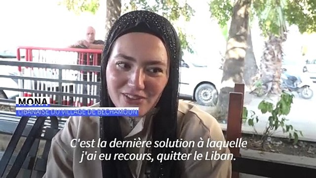 Des Libanais fuient leur pays par bateau, les vols étant suspendus