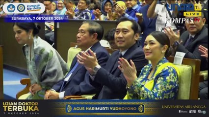 AHY Raih Gelar Doktor di Unair, Ucapkan Terima Kasih ke Tokoh-Tokoh Ini